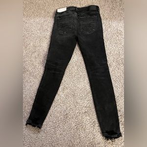 Black wash American Eagle cozy next level stretch